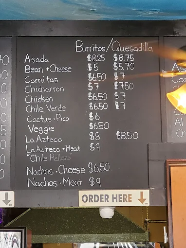 La Azteca Tortilleria menu 1